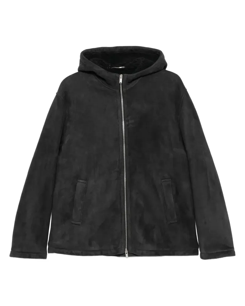 LARDINI hooded zip-front jacket - Grau Grau