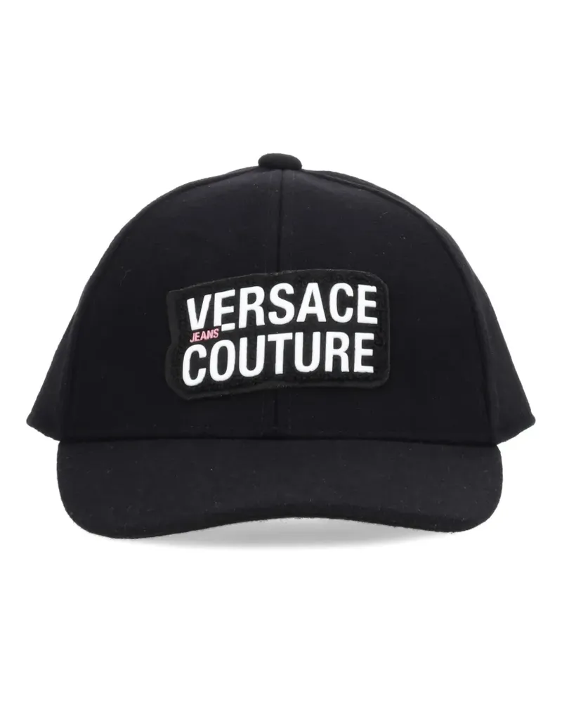 Versace Jeans logo-patch baseball cap - Schwarz Schwarz