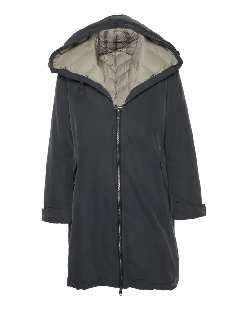 Max Mara hooded coat - Grau Grau