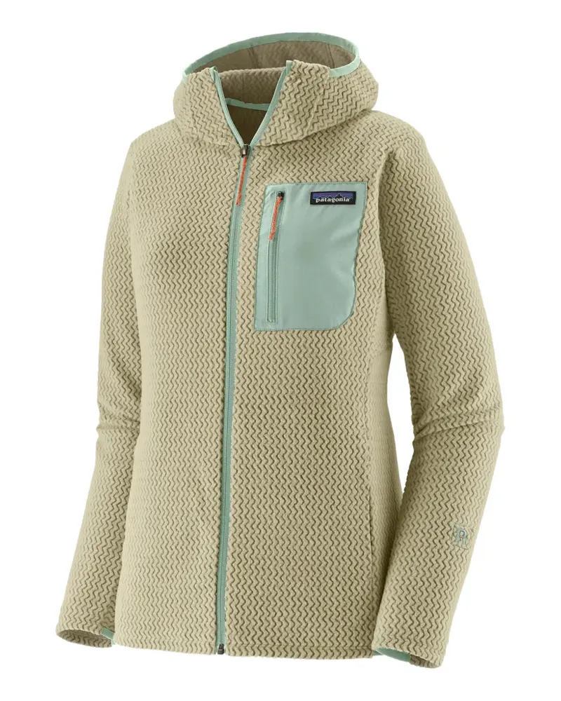 Patagonia R1® Air zipped hoodie - Nude Nude