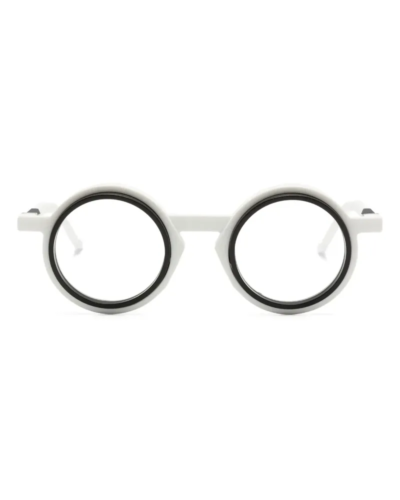 VAVA EYEWEAR WL0041 Brille mit rundem Gestell - Weiß Weiß