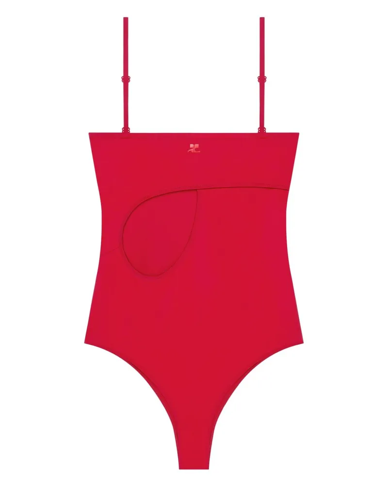 Courrèges Loop Badeanzug - Rot Rot