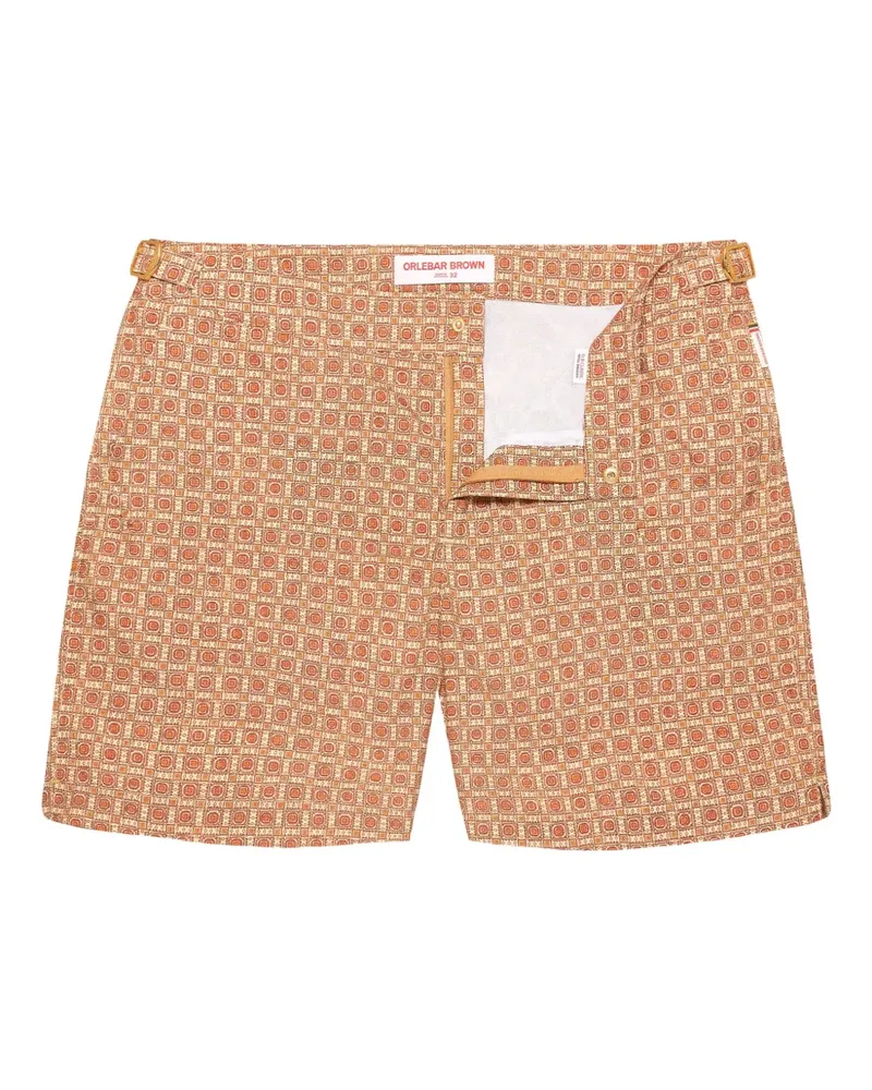 Orlebar Brown Bulldog Badeshorts mit Print - Braun Braun