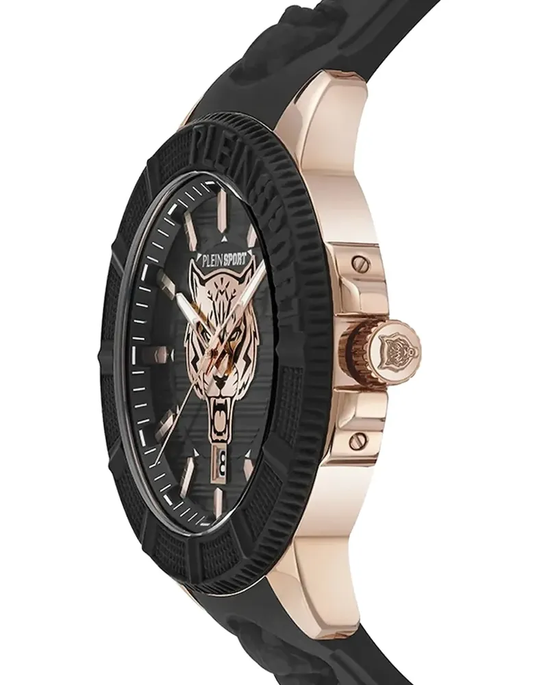 Philipp Plein Edelstahl 45mm - Schwarz Schwarz