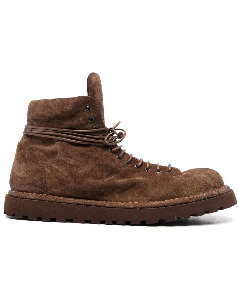 Marsèll Schnürstiefel aus Wildleder - Braun Braun
