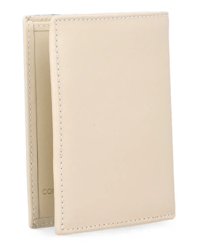 Comme des Garçons leather bifold cardholder - Nude Nude