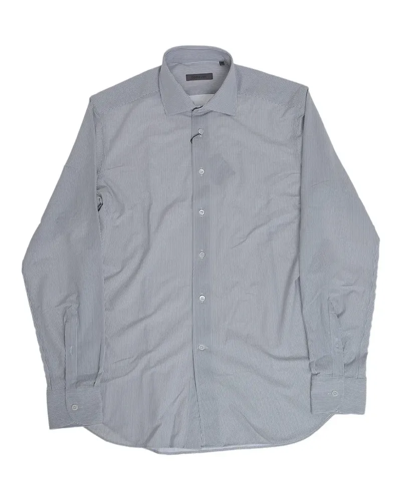 Corneliani striped stretch-fabric shirt - Grau Grau