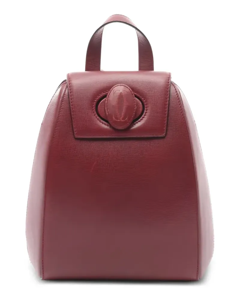 Cartier 2000s Must de  Rucksack mit Logo-Prägung - Rot Rot