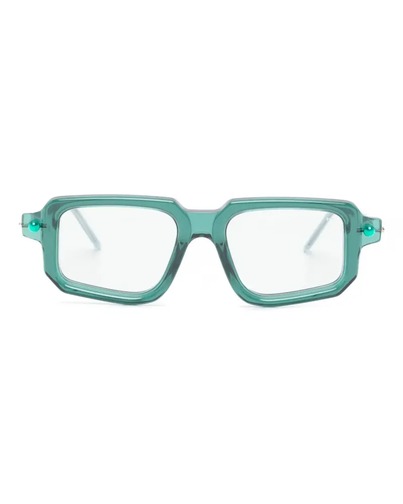 KUBORAUM x Hamburger Bahnhof Maske P23 geometric-frame sunglasses - Grün Grün