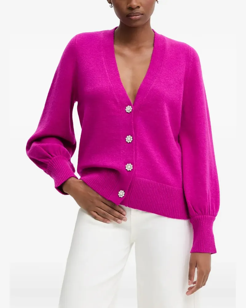 Joseph Ribkoff button-embellishment cardigan - Rosa Rosa