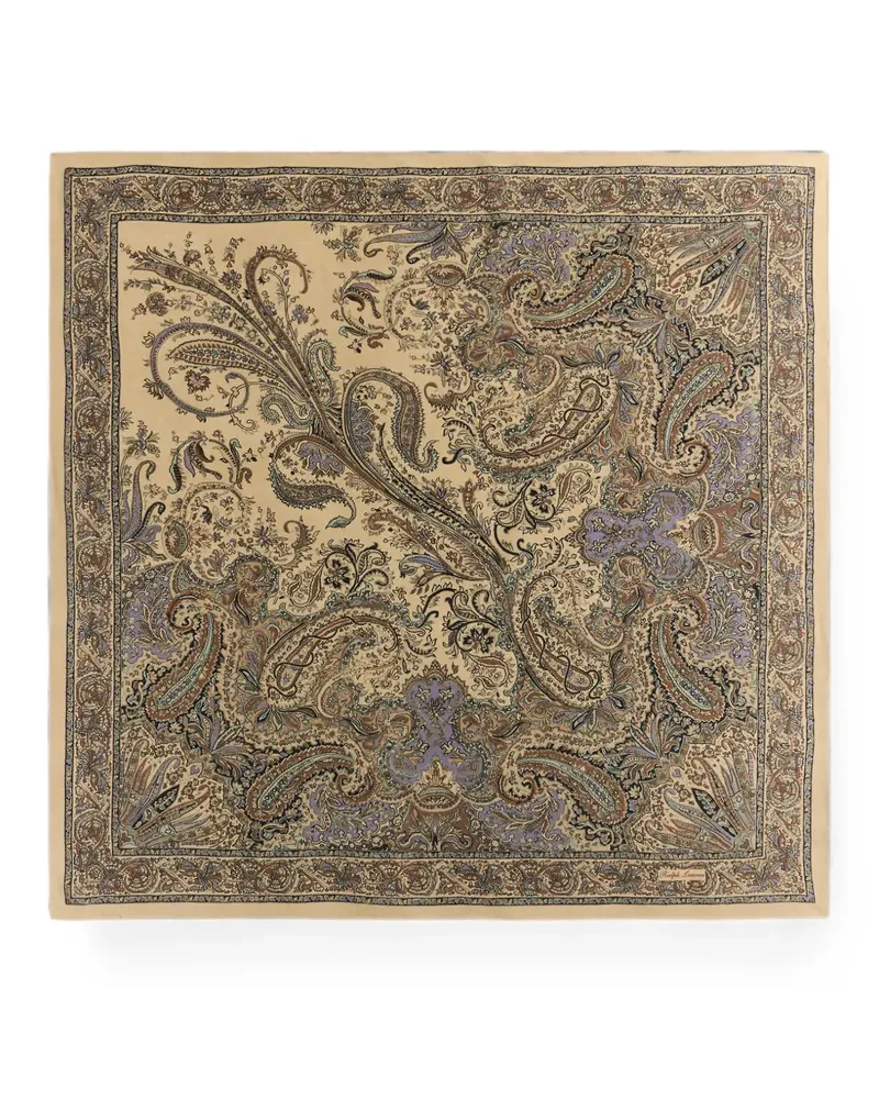 Ralph Lauren Schal mit Paisley-Print - Nude Nude