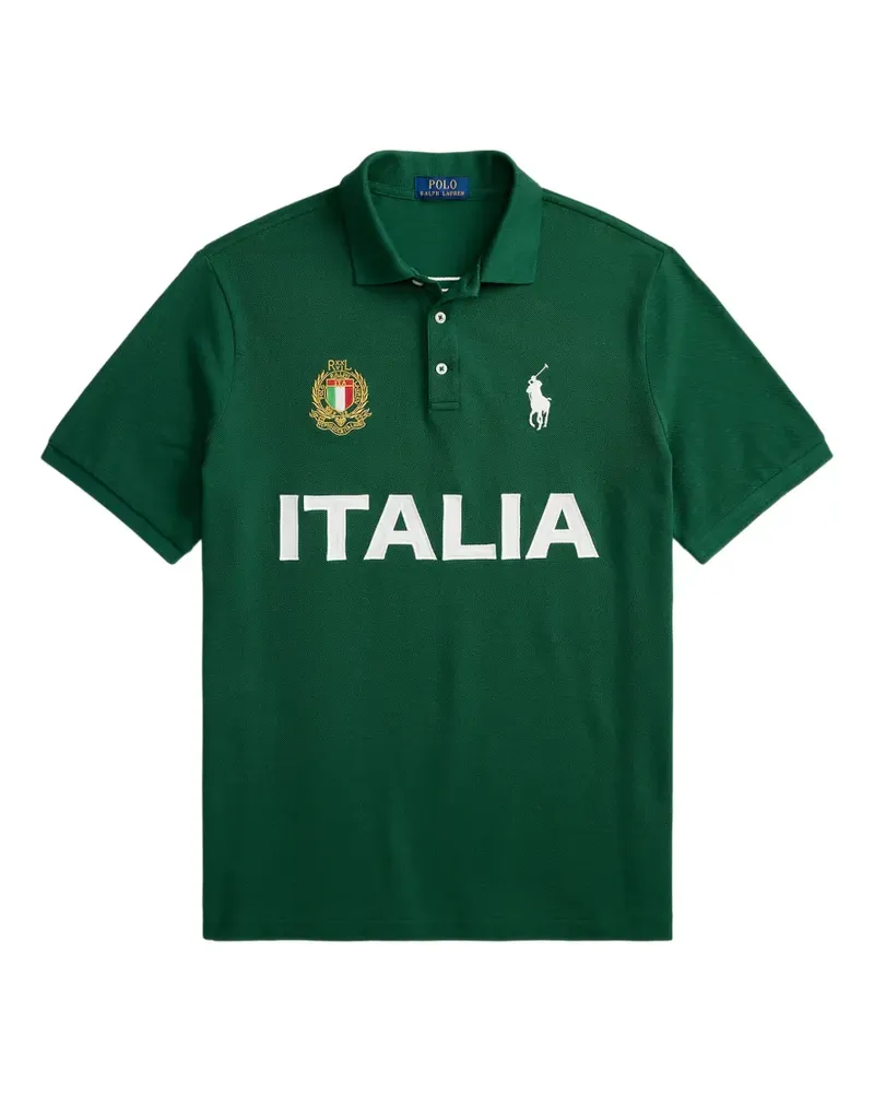 Ralph Lauren Italia logo-embroidered polo shirt - Grün Grün