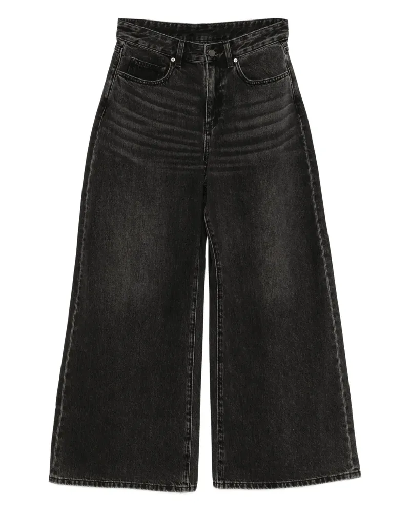 JNBY Langer Jeans mit weitem Bein - Schwarz Schwarz