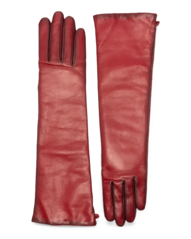 Agnelle Opera leather gloves - Rot Rot