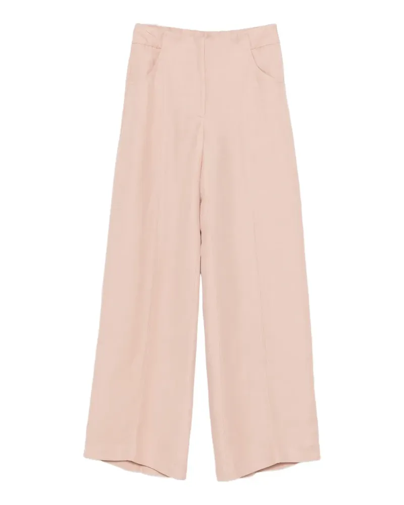Liviana Conti wide-leg trousers - Rosa Rosa
