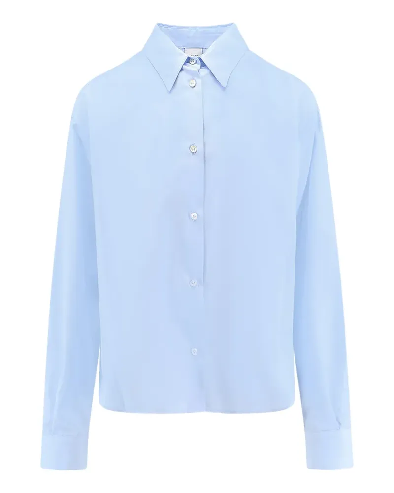 ASPESI button-up box-pleat shirt - Blau Blau