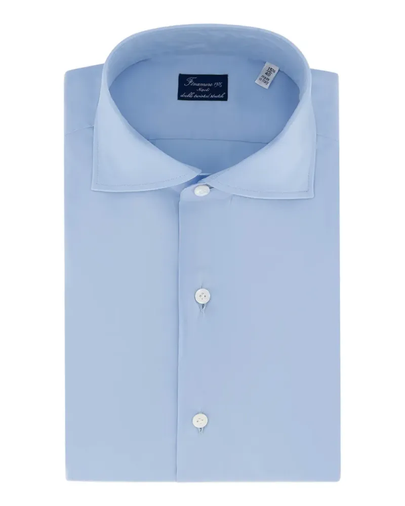 Finamore 1925 buttoned shirt - Blau Blau
