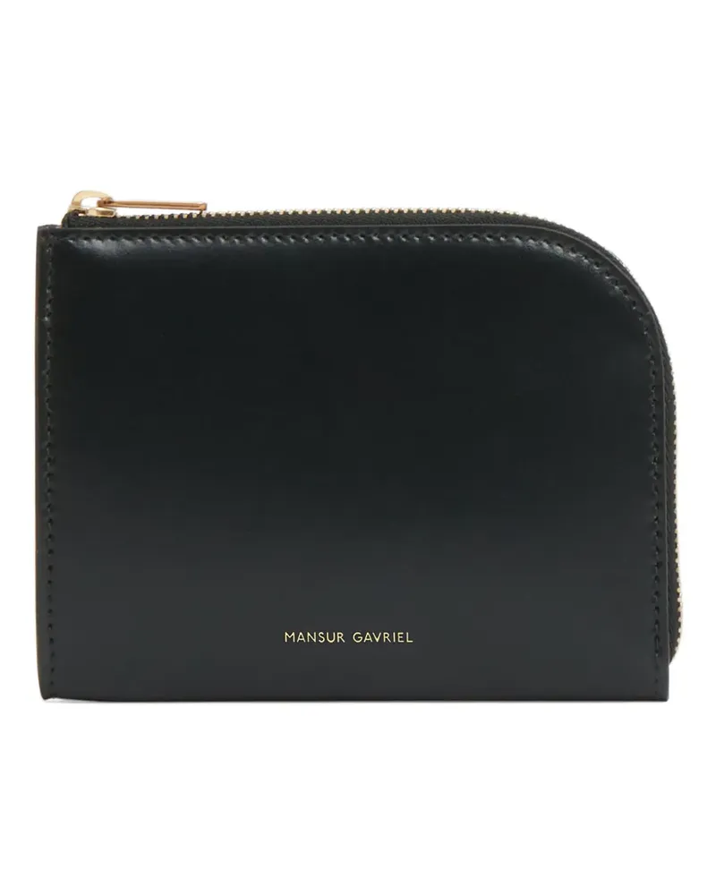Mansur Gavriel Portemonnaie mit Logo-Stempel - Schwarz Schwarz