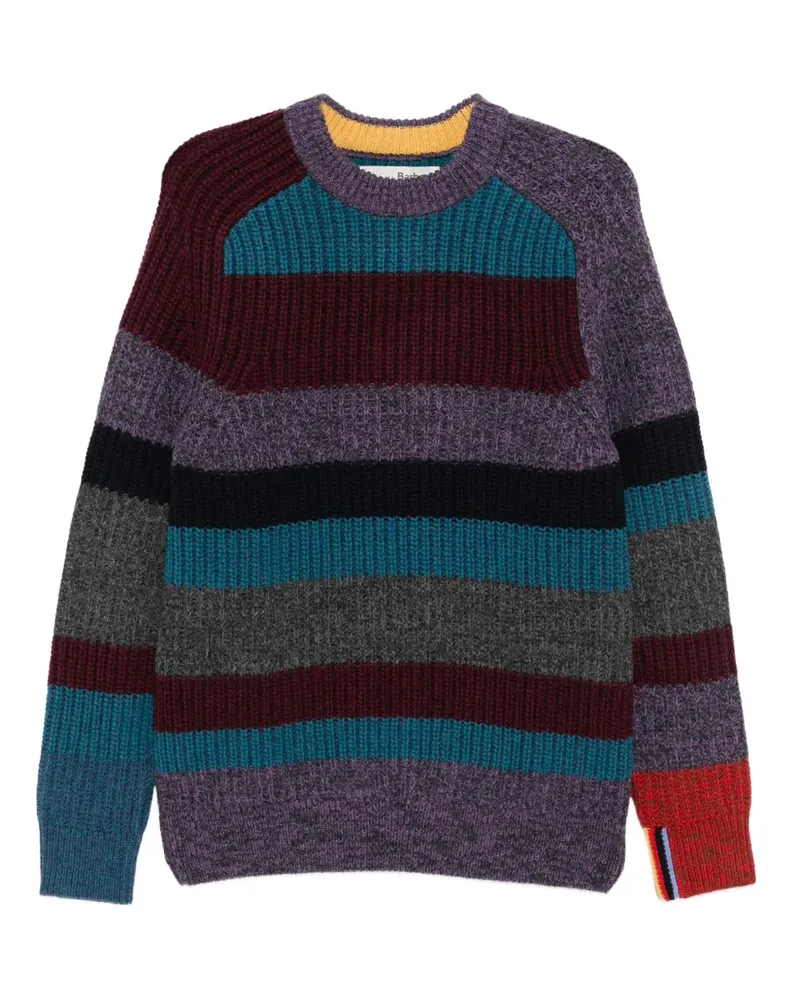 Barbour Gestreifter  x Paul Smith Pullover - Violett Violett
