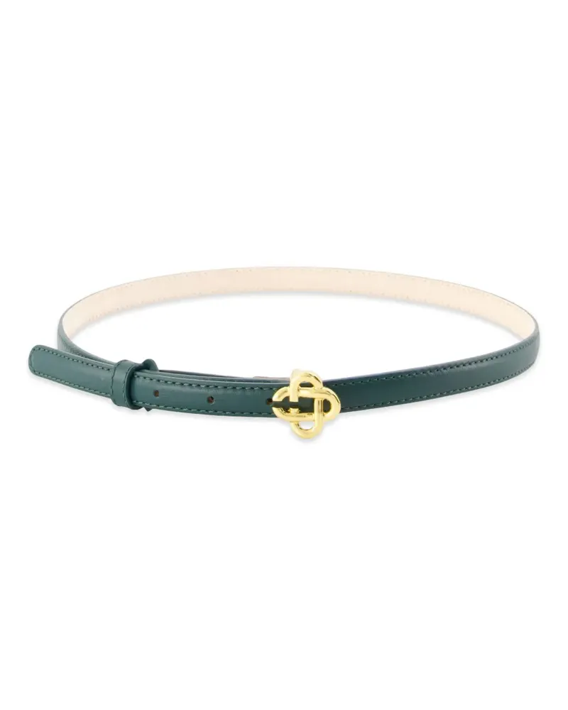 Casablanca Paris Micro logo-buckle belt - Grün Grün