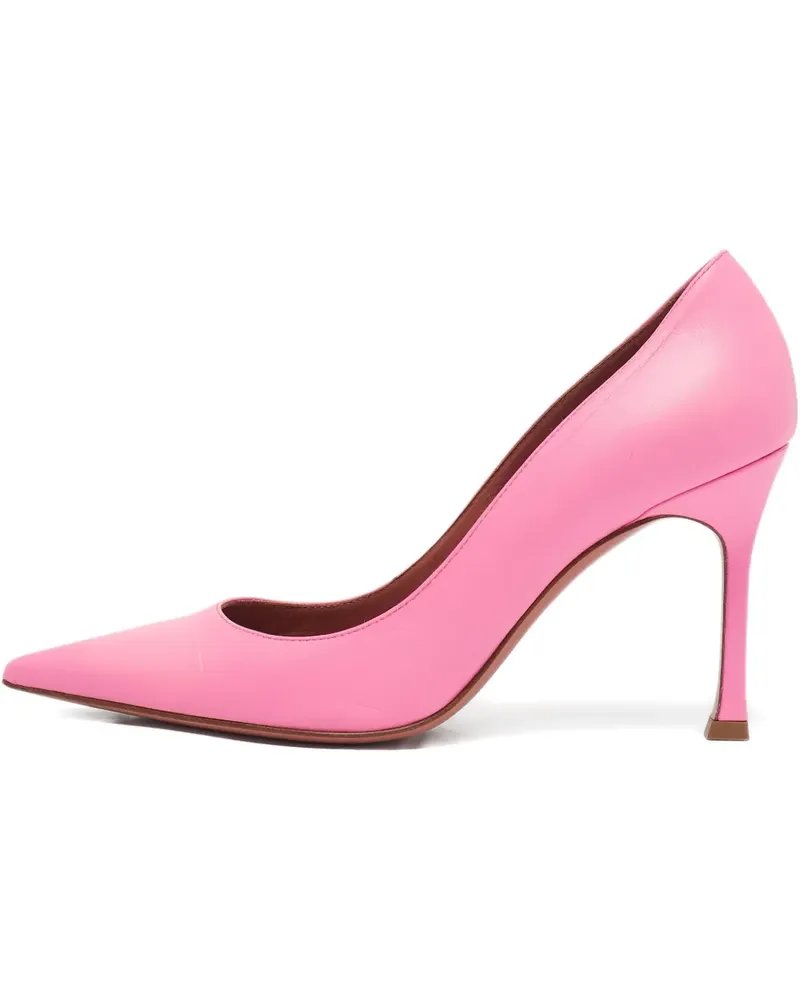 Amina Muaddi Pumps mit spitzer Kappe 90mm - Rosa Rosa