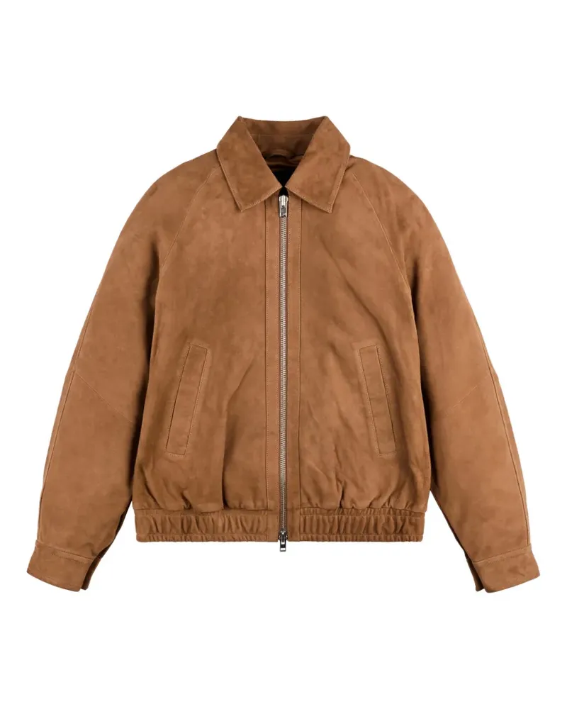 Hogan Bomberjacke aus Wildleder - Braun Braun