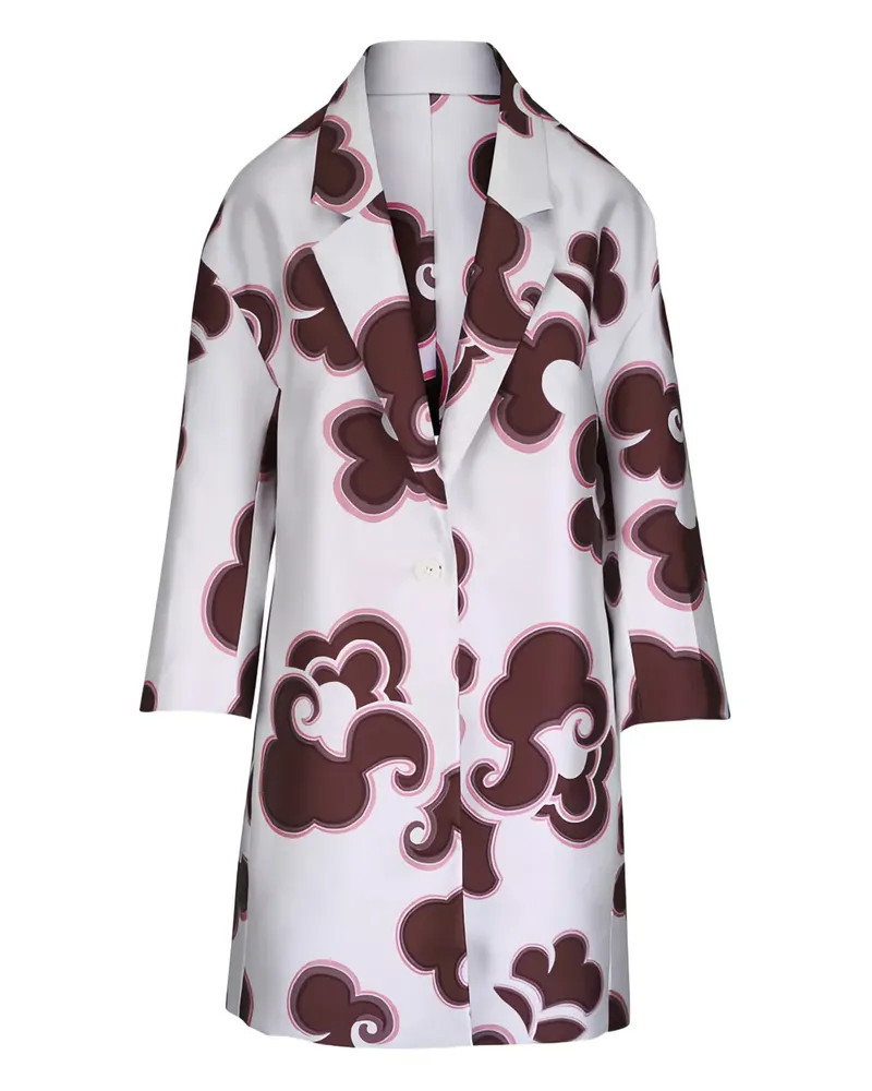 Dorothee Schumacher floral coat - Weiß Weiß