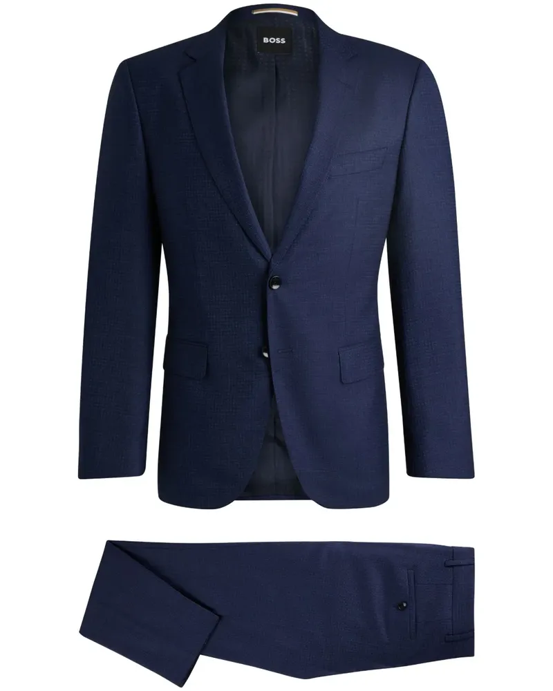 HUGO BOSS Einreihiger Anzug - Blau Blau