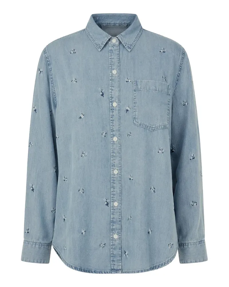 RAILS Ingrid floral-print shirt - Blau Blau