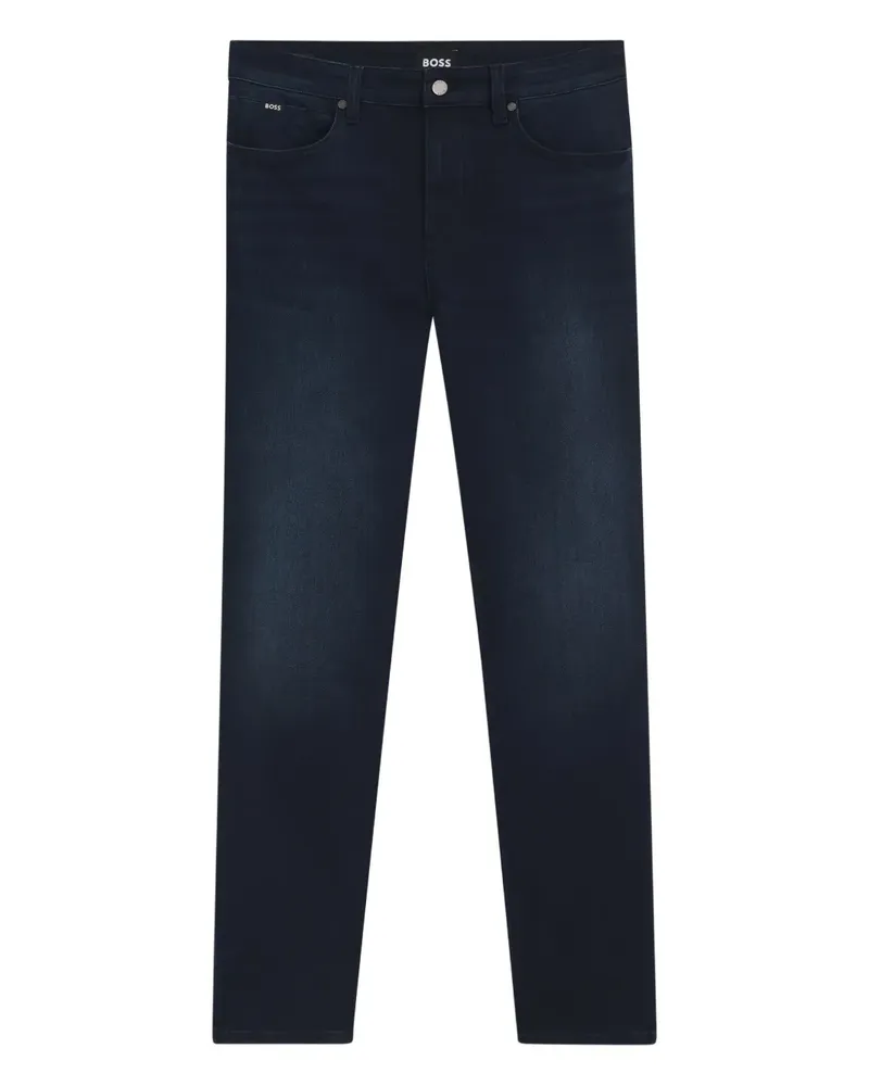 HUGO BOSS Jeans mit Logo-Patch - Blau Blau