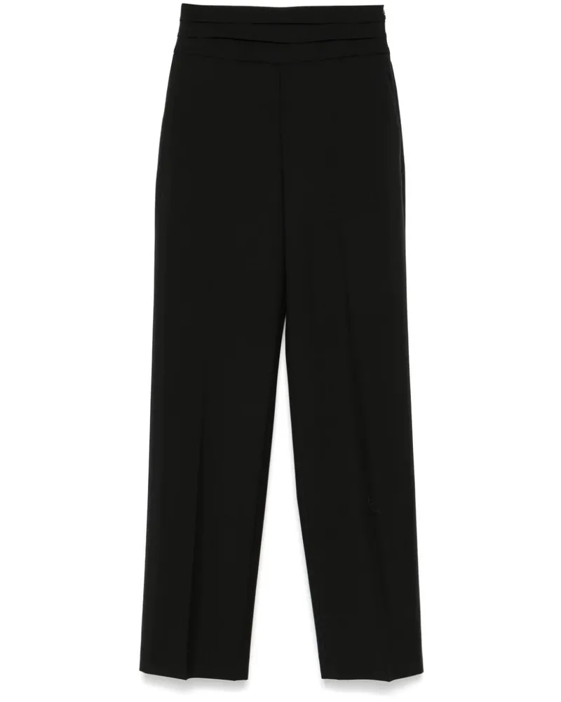 Róhe Hose mit Bändern - Schwarz Schwarz