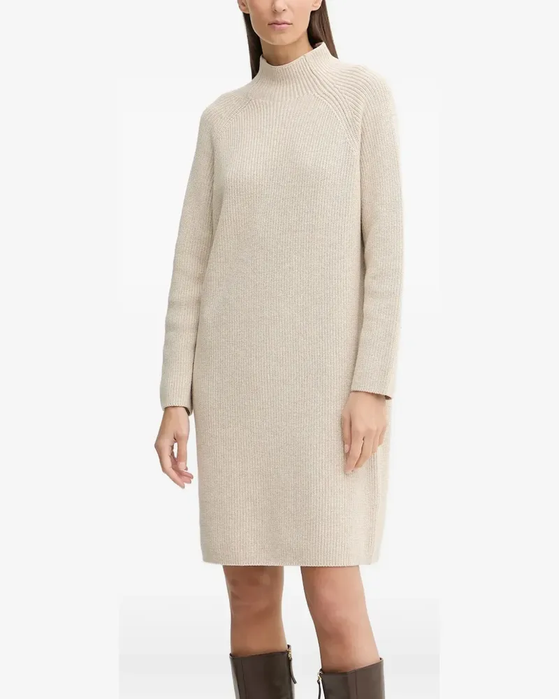 Marc O'Polo high-neck ribbed dress - Nude Nude