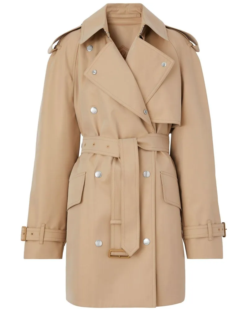 Burberry Trenchcoat aus Gabardine - Braun Braun