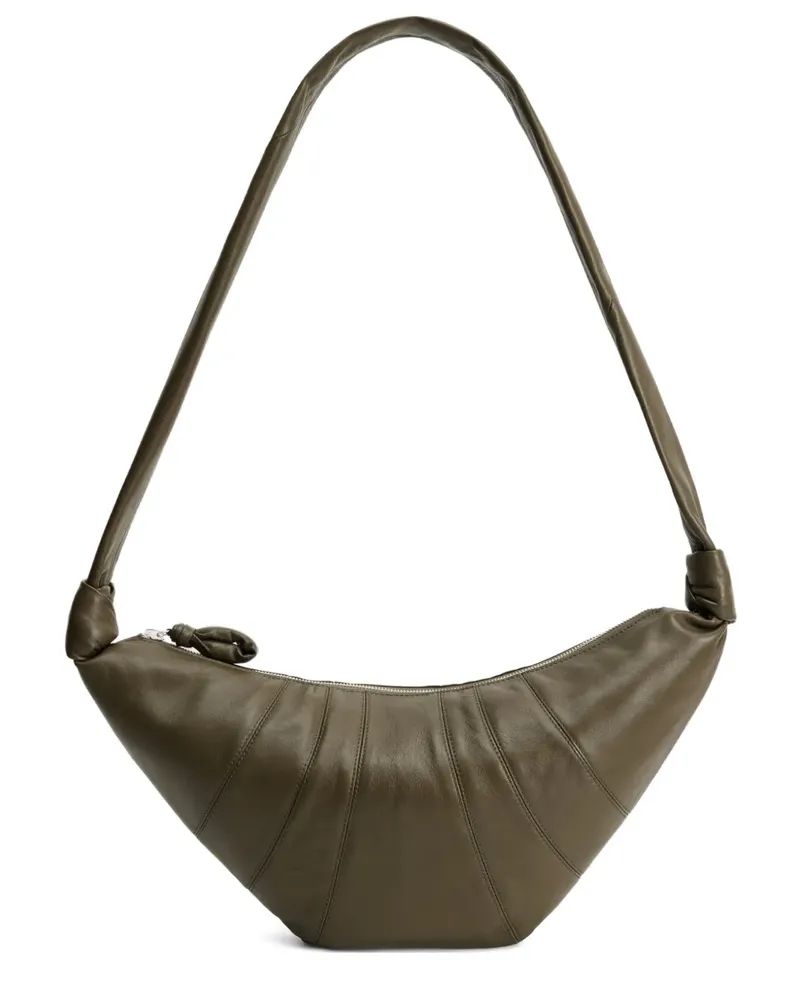 Christophe Lemaire Mittelgroße Croissant Schultertasche - Grün Grün