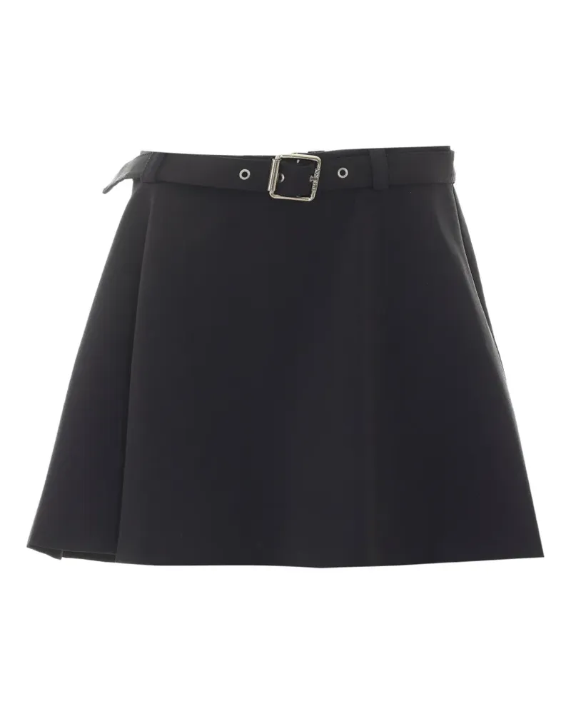 Pinko belted A-line skirt - Schwarz Schwarz