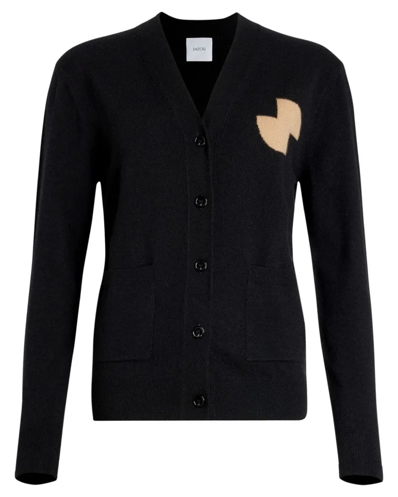 Patou JP Cardigan - Schwarz Schwarz