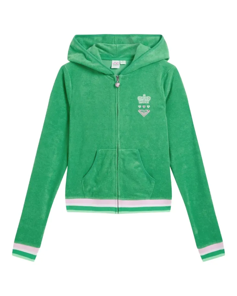 Juicy Couture x Roxy Frottee-Hoodie - Grün Grün