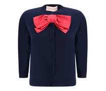 Cardigan mit Schleifendetail - Blau