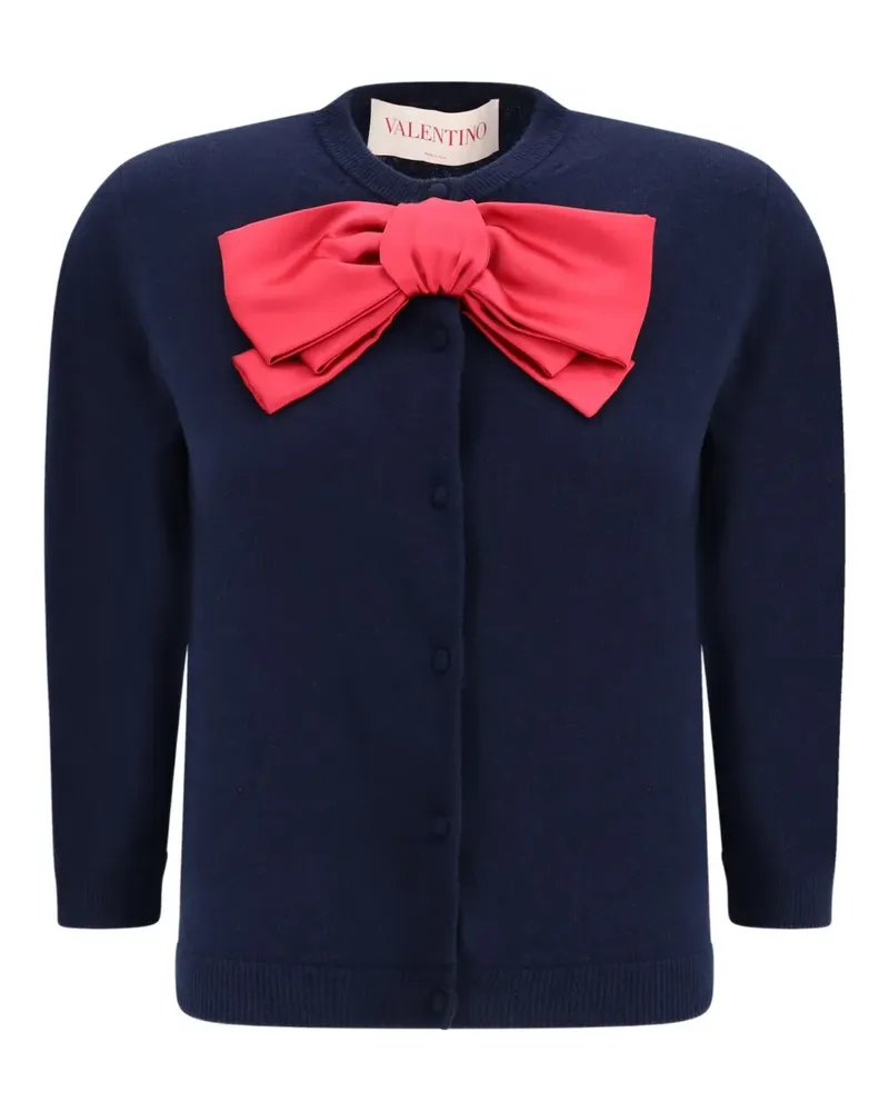 Valentino Garavani Cardigan mit Schleifendetail - Blau Blau