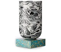 Mittelgroße 'Swirl' Vase - Schwarz