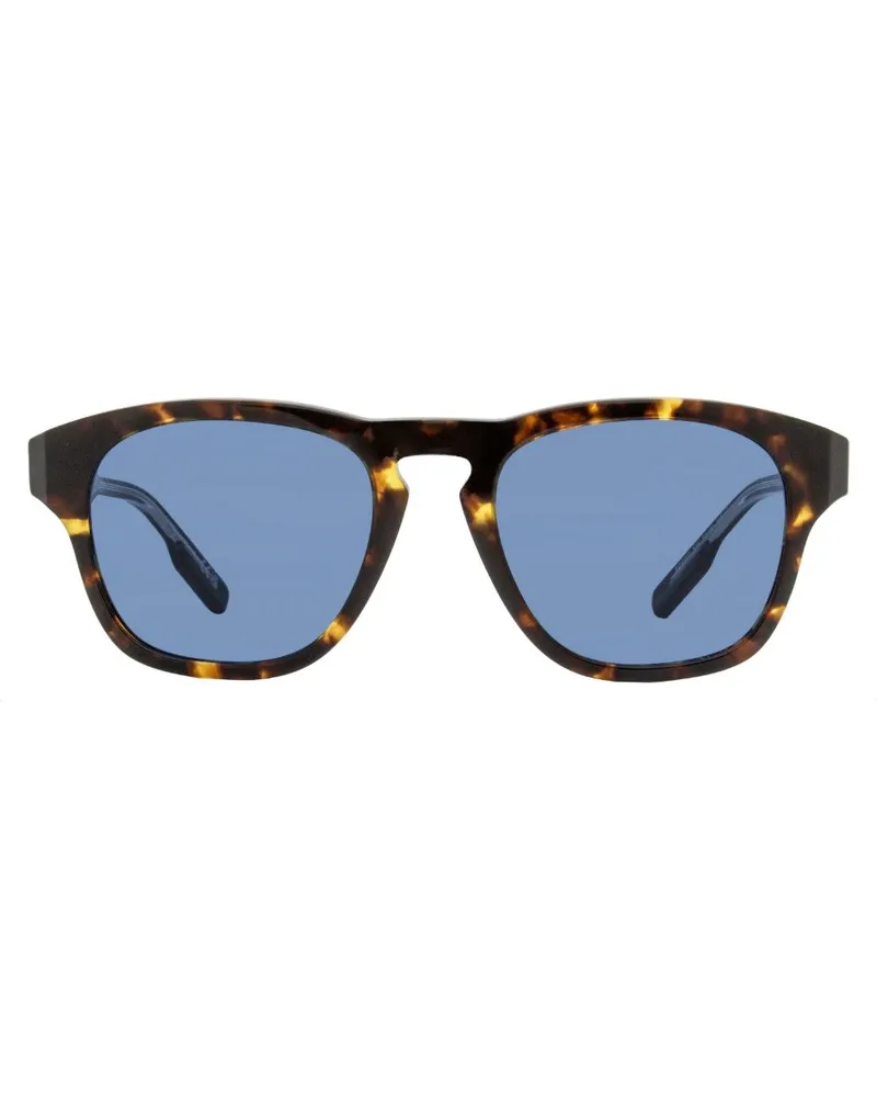 Ermenegildo Zegna Sonnenbrille mit Logo-Gravur - Braun Braun