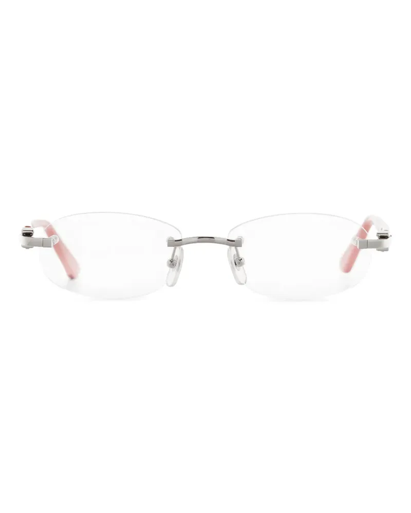 Cartier Brille mit rundem Gestell - Rosa Rosa