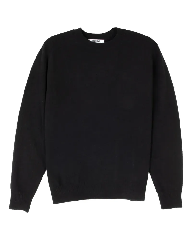 Mauro Grifoni Pullover mit Rundhalsausschnitt - Schwarz Schwarz
