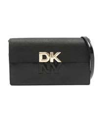 DKNY Clutch mit Logo Schwarz