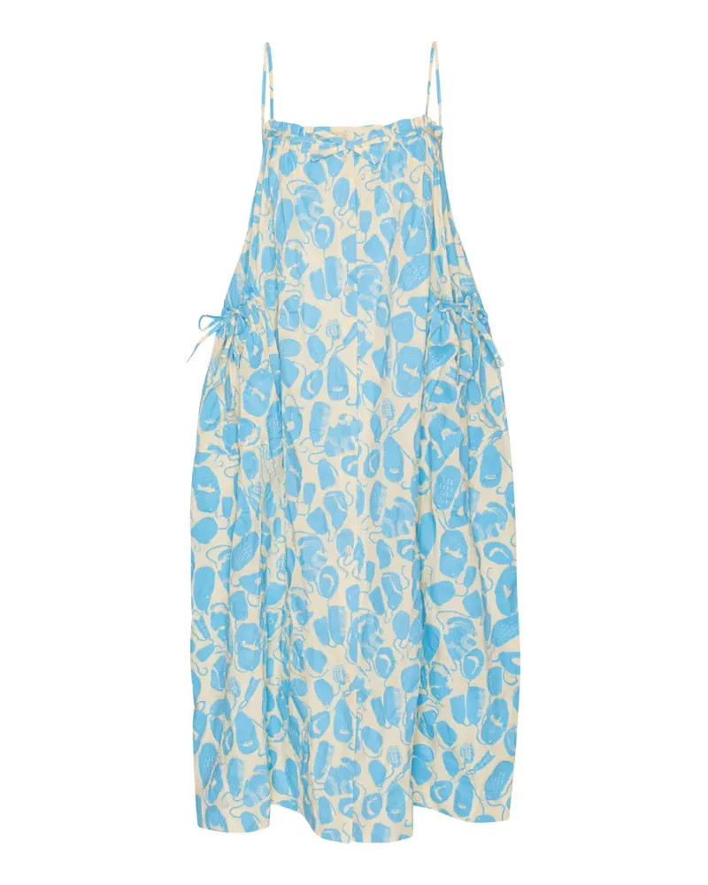 Henrik Vibskov Rooster Midikleid mit Print - Nude Nude