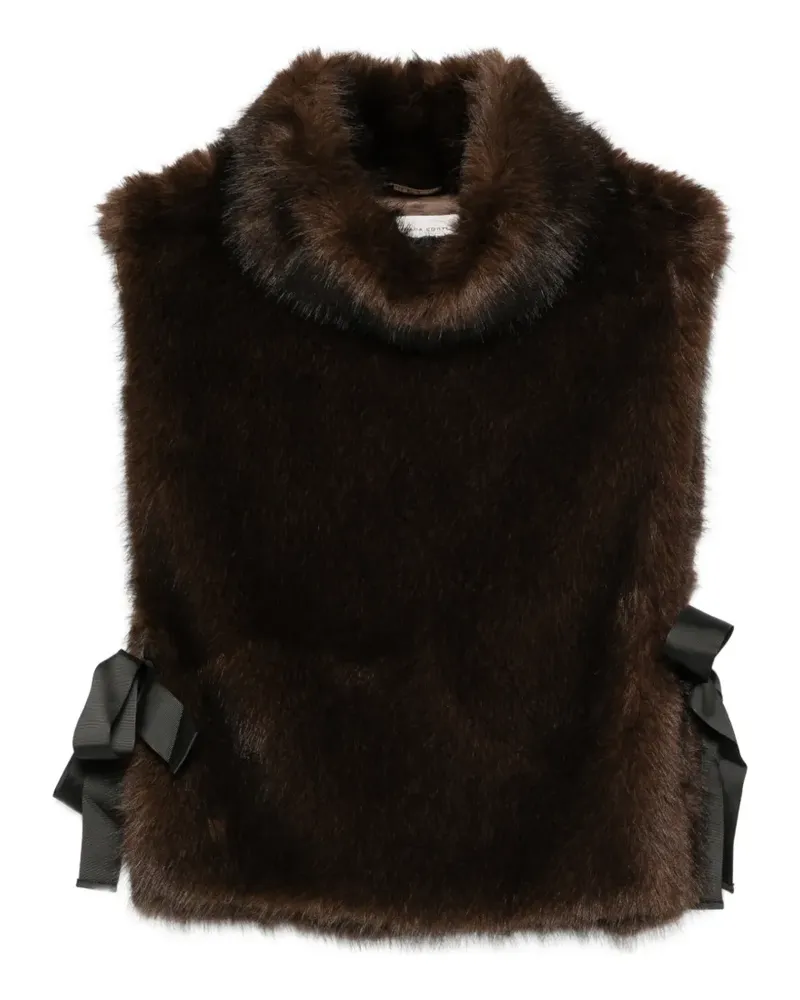 Liviana Conti Weste aus Faux Fur - Braun Braun