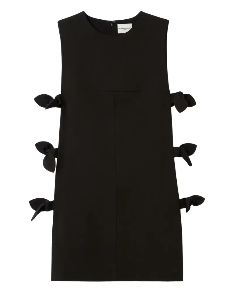 Claudie Pierlot Kleid mit Knotendetail - Schwarz Schwarz