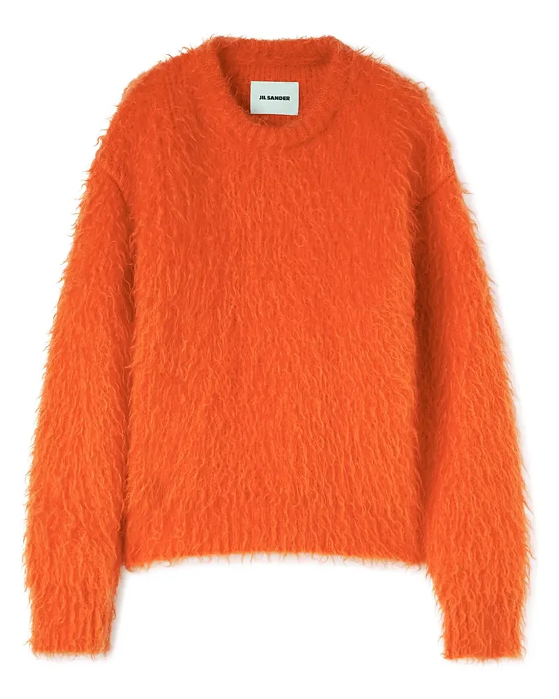 Jil Sander Pullover mit gebürstetem Finish - Orange Orange