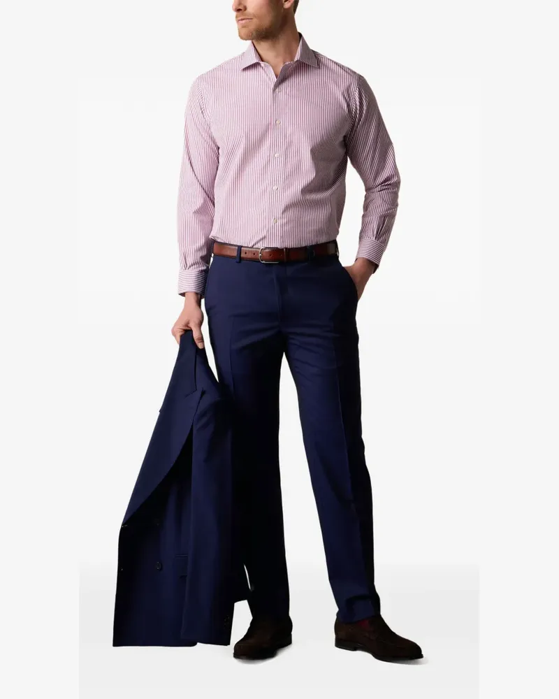 Brooks Brothers Gestreiftes Hemd - Violett Violett