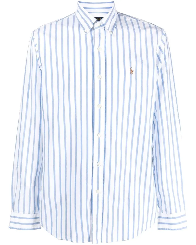 Ralph Lauren Gestreiftes Hemd - Blau Blau